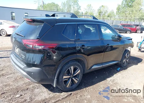 2021 Nissan Rogue Platinum Intelligent Awd из США, поврежденный, VIN JN8AT3DD3MW320124